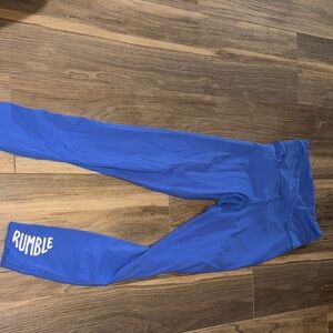 Blue Rumble Leggings